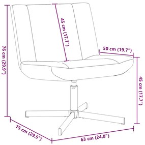 Cadeira de Acento Creme Tecido Médio Ergonómica