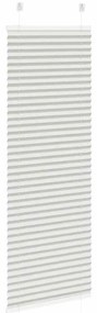 Cinzento Luz Plissada Cega 50x100 cm Largura Tecido 49,4 cm
