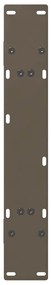 Pés de mesa de jantar em formato A, 2 peças, 70x(72-73) cm, aço