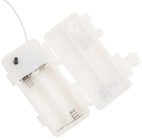 Luzes de Natal com LEDs 3 pcs dobrável branco