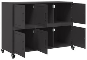 Aparador 100,5x39x72 cm aço preto