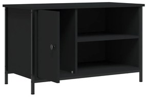 Móvel de TV 80x40x50 cm derivados de madeira preto