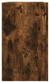 Armário parede 75x35x60 cm derivados madeira carvalho fumado
