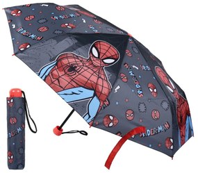 Guarda-chuva Dobrável Spiderman Cinzento (ø 92 cm)