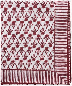 Toalha de mesa em algodão artesanal Lily, vários tamanhos