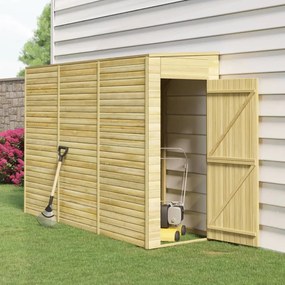 318202 vidaXL Abrigo de arrumação para jardim 100x310x218 cm pinho impregnado