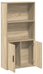 Estante 60x24x120 cm derivados de madeira carvalho sonoma