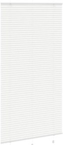 Branco Plissada Cega 105x200cm Largura Tecido 104,4cm Poliéster