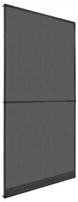 vidaXL Tela anti-insetos articulada para portas 120x240 cm antracite