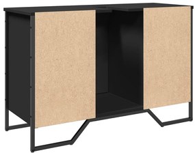 Móvel para lavatório 91x35x60 cm derivados de madeira preto
