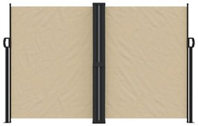 Toldo lateral retrátil 160x1200 cm bege