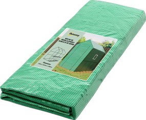 Lona de substituição para estufa de jardim (NÃO INCLUIDA) 140 x 213 x 190 cm com janela e porta anti-UV para o jardim Verde