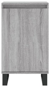 Aparadores 2 pcs 40x35x70 cm derivados madeira cinzento sonoma