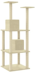 Arranhador para Gatos em Sisal de 141 cm - Creme