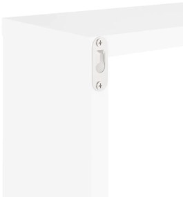 Prateleiras de parede em forma de cubo 6 pcs 30x15x30cm branco