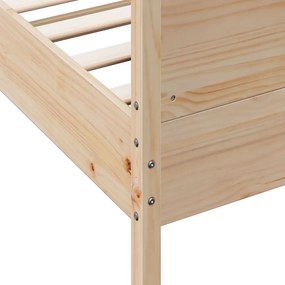 Cama sem colchão 90x190 cm madeira de pinho maciça