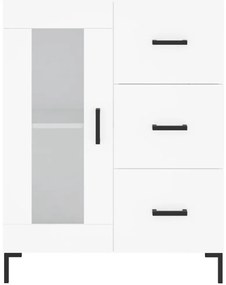 Armário alto 69,5x34x180 cm derivados de madeira branco
