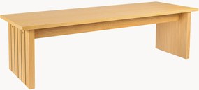 Mesa de centro em madeira de carvalho Stripe, 120 x 60 cm