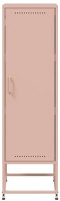 Aparador alto 36x39x123 cm aço rosa