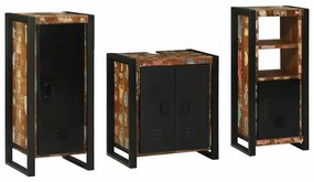 Conjunto de Móveis para Banheiro com prateleira com armazenamento com
