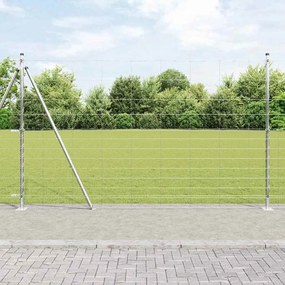vidaXL Cerca de Campo 1,5 x 25 m em Aço Galvanizado