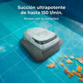 Robô de limpeza de piscinas Conga Pooldroid 5000 TotalClean Pearl para pavimentos, paredes e linha de água