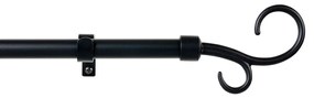 Varão para Cortinas Stor Planet Cintacor Bastão 160-300 cm Preto Metal
