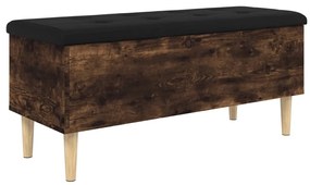 Banco arrumação 102x42x46 cm derivados madeira carvalho fumado