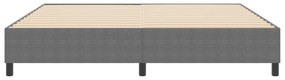 Cama Box VidaXL Cinza Claro 200x200 cm em Tecido de Corduroy