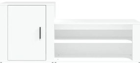 Sapateira 130x35x54 cm derivados de madeira branco
