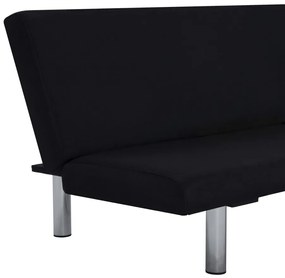 Sofá-Cama Kevin em Tecido - Preto - Design Moderno