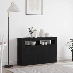 Sideboard Carvalho preto Madeira engenheirada 116 x 30 x 75 cm