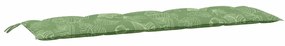 Almofadões p/ bancos de jardim 2pcs tecido oxford padrão folhas
