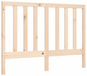 Cama sem colchão 140x200 cm madeira de pinho maciça