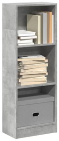 vidaXL Estante 40x24x109 cm derivados de madeira cinzento cimento