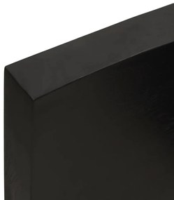 Prateleira de parede 60x10x6cm carvalho tratado castanho-escuro