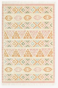 Tapete kilim em lã tecido à mão Anisa