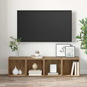 Gabinete para TV 2 pcs Castanho 37 x 35 x 37 cm