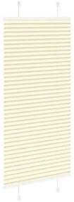 Creme Plissada Cega 60x100 cm Largura Tecido 59,4 cm Poliéster