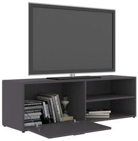 Móvel de TV 120x34x37 cm derivados de madeira cinzento
