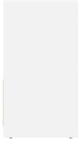 Armário de casa de banho 60x33x61 cm contraplacado branco