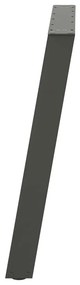 Pés para mesa de jantar em formato de U, 2 peças, antracite, 90x (72-7