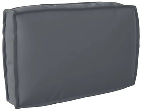 vidaXL Almofada de Pallet para Encosto Antracite 60 x 40 x 12 cm - Oxford