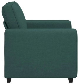 Poltrona 60 cm tecido verde-escuro
