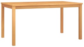 Conjunto de jantar para jardim 7 pcs madeira de teca maciça