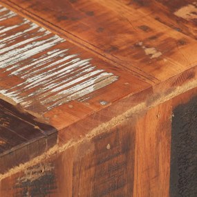 Móvel de TV 110x30x40 cm madeira recuperada maciça
