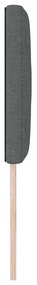 Cabeceira LED vidaXL Design de Blocos de Diamante Cinza Escuro 80 cm T