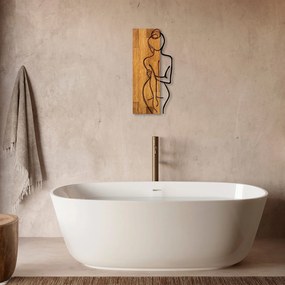 Acessório Decorativo de Parede MA – Nogueira – 27 x 58 cm