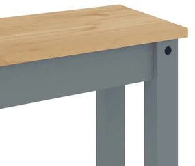 3 pcs conjunto de jantar Panama madeira pinho maciça cinzento