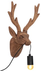 vidaXL Candeeiro de parede formato de animal 25 W 28x20x40 cm E27